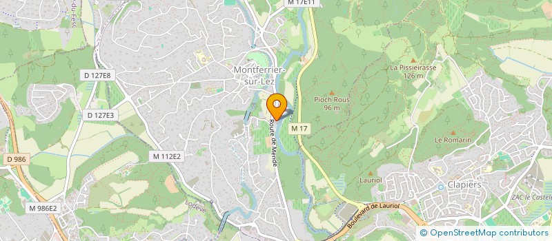 localisation de l'entreprise E L R ENTREPRISE LANGUEDOC RENOVATION  MONTFERRIER-SUR-LEZ