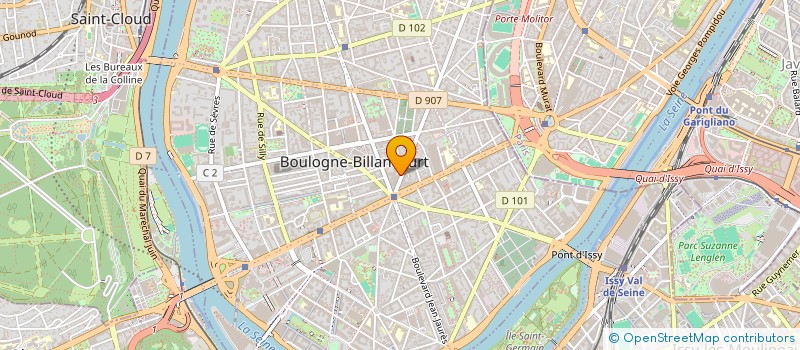 localisation de l'entreprise E.L.S à BOULOGNE-BILLANCOURT