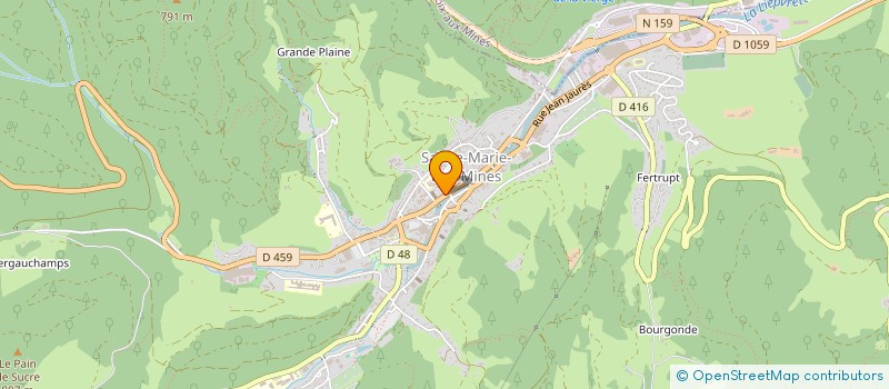 localisation de l'entreprise E.L.S.A  SAINTE-MARIE-AUX-MINES