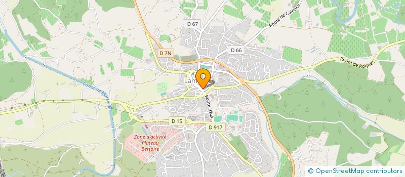 localisation de l'entreprise E.L.S.A DANCE MOUV  LAMBESC