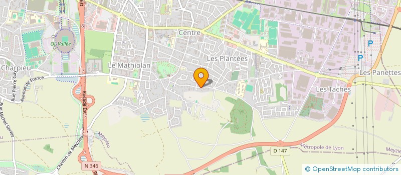 localisation de l'entreprise E.L.S  CONSTRUCTION  MEYZIEU