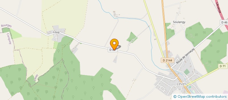 localisation de l'entreprise E.L.S. ENTREPOT LOISIRS SERVICE  LEVET