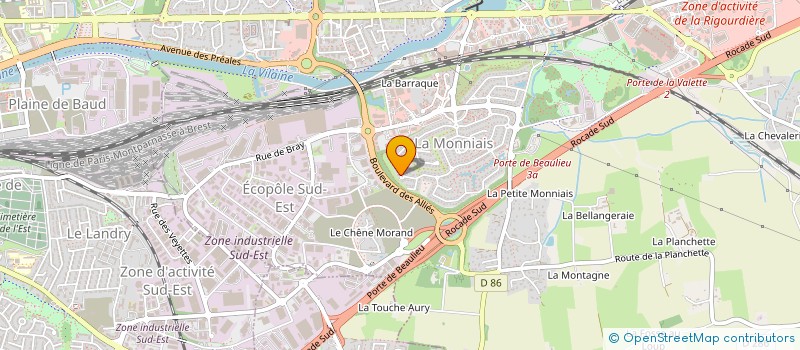 localisation de l'entreprise E.L. SERVICES  CESSON-SEVIGNE