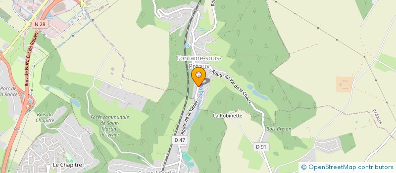 localisation de l'entreprise E.L. STONE PRESTATIONS  FONTAINE-SOUS-PREAUX