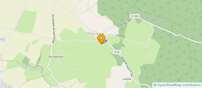 localisation de l'entreprise E.L.T. MECA  SAINT-BENIN-D AZY