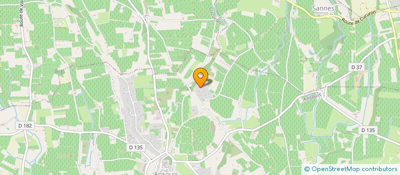 localisation de l'entreprise E.L.T.P à ANSOUIS