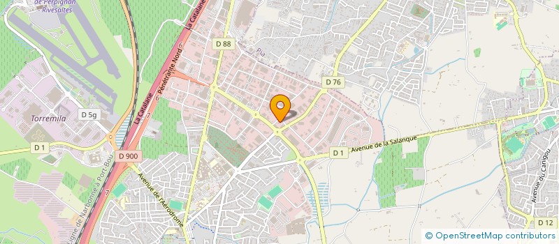 localisation de l'entreprise E.L.X à PERPIGNAN