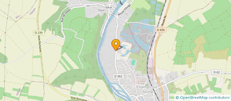 localisation de l'entreprise E-LAB  CHAMPS-SUR-YONNE