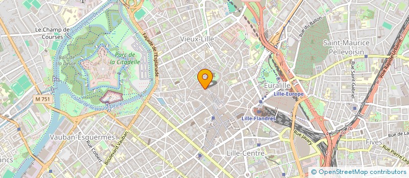 localisation de l'entreprise E'LAINE à LILLE