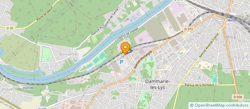 localisation de l'entreprise E-LEK ETUDES à DAMMARIE-LES-LYS