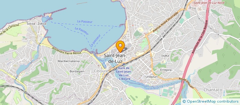 localisation de l'entreprise E-LINGE à SAINT-JEAN-DE-LUZ
