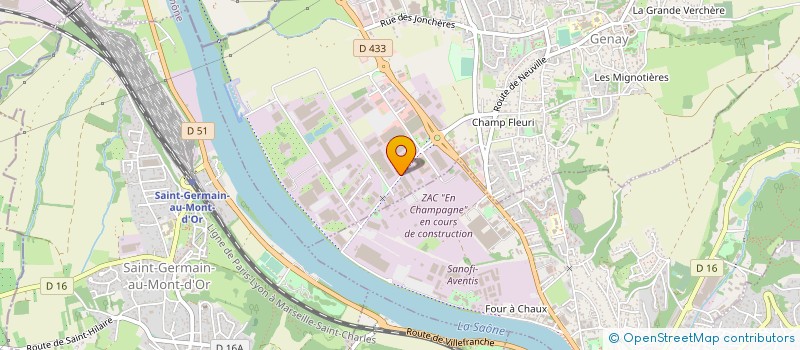 localisation de l'entreprise E-LOGIK BOURGOGNE  GENAY