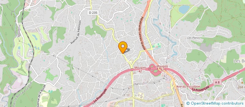 localisation de l'entreprise E LOGISTIC à MOUGINS