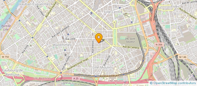 localisation de l'entreprise E-LYES à LILLE