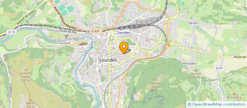 localisation de l'entreprise E-LYS  LOURDES