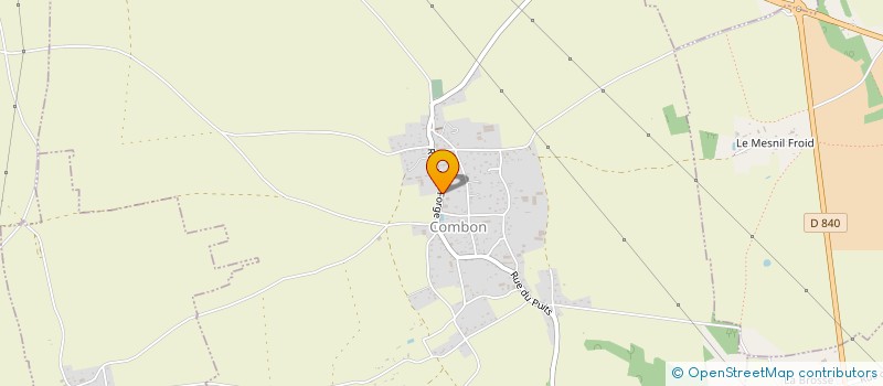 localisation de l'entreprise E.M.  ECARDENVILLE-LA-CAMPAGNE