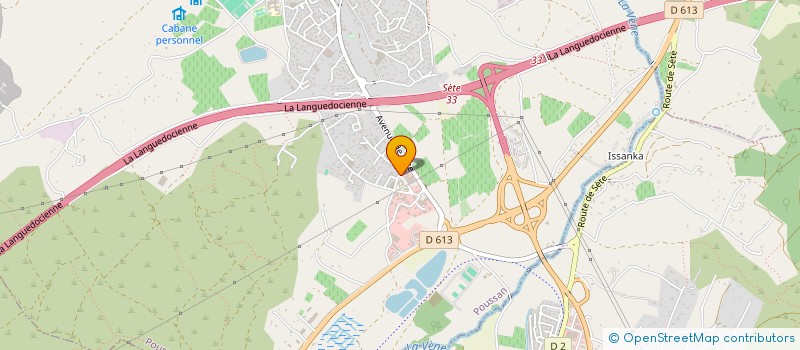 localisation de l'entreprise E M A  POUSSAN