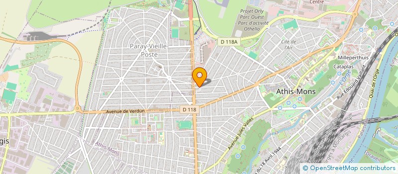 localisation de l'entreprise E.M.A  ATHIS-MONS