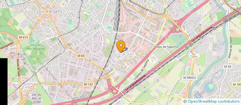 localisation de l'entreprise E.M.A. à MONTPELLIER