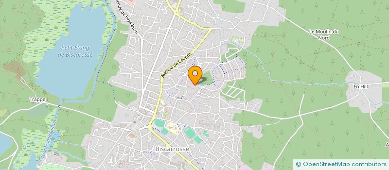 localisation de l'entreprise E.M.A.  BISCARROSSE