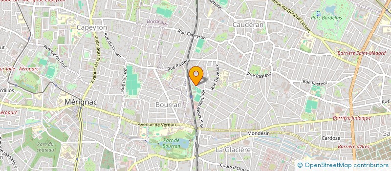 localisation de l'entreprise E.M.A.C.E.O.  BORDEAUX