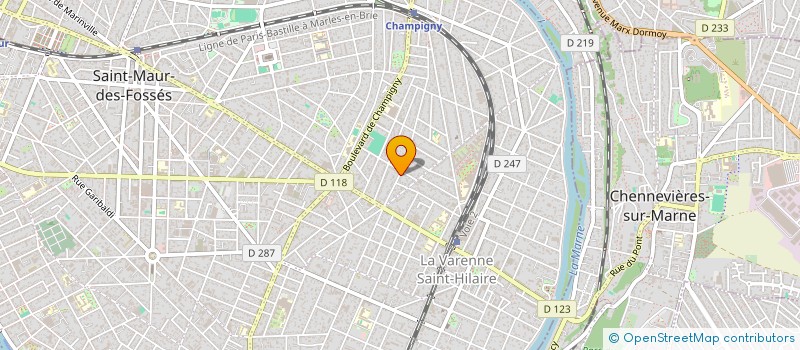 localisation de l'entreprise E.M.A. CENTENAIRE à SAINT-MAUR-DES-FOSSES