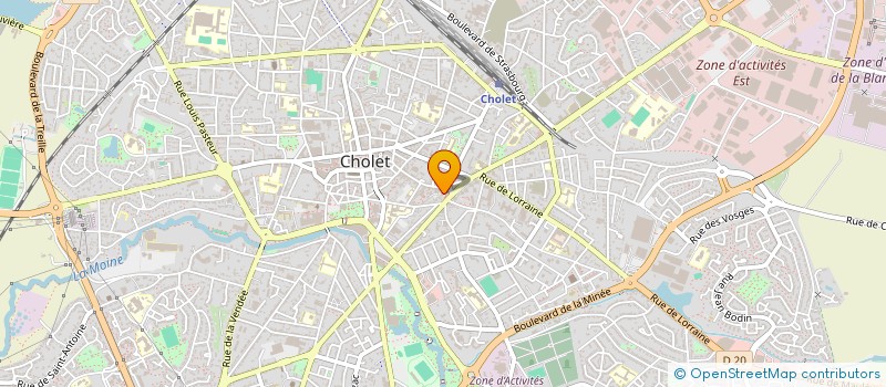localisation de l'entreprise E.M.A. CUISINES à CHOLET