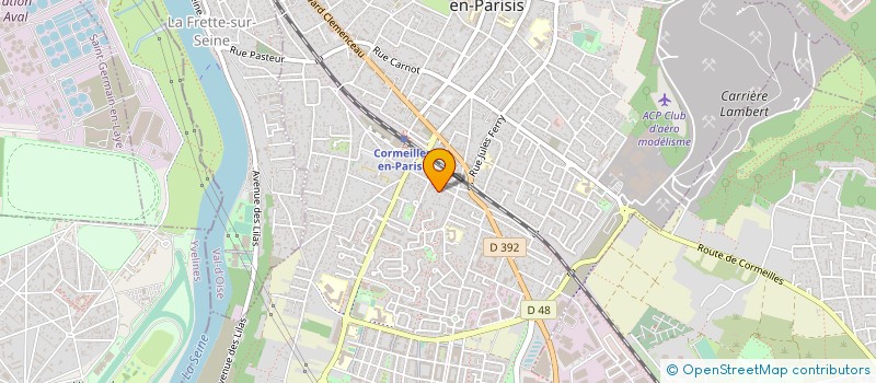 localisation de l'entreprise E.M.A.G.  CORMEILLES-EN-PARISIS