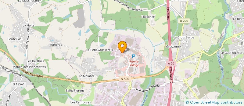 localisation de l'entreprise E.M.A.S. à LIMOGES