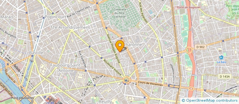 localisation de l'entreprise E.M.A.V  PARIS