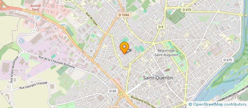 localisation de l'entreprise E.M.A.Y. BATIMENT à SAINT-QUENTIN