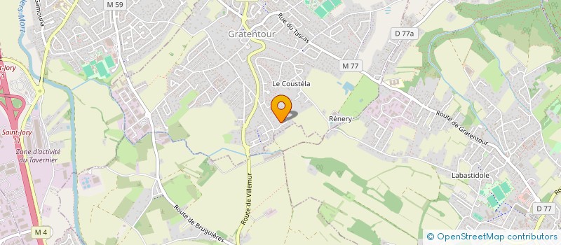 localisation de l'entreprise E-M&AO CONSULTING  GRATENTOUR