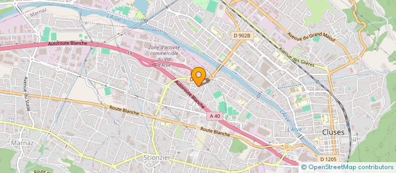 localisation de l'entreprise E.M.B  SCIONZIER