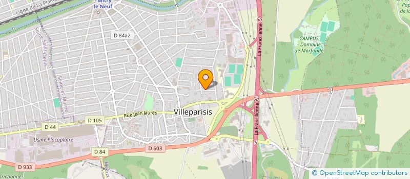 localisation de l'entreprise E.M.B PLOMBERIE  MONTFERMEIL
