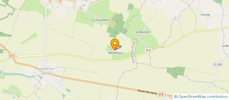 localisation de l'entreprise E.M.BAT à AUNOU-SUR-ORNE