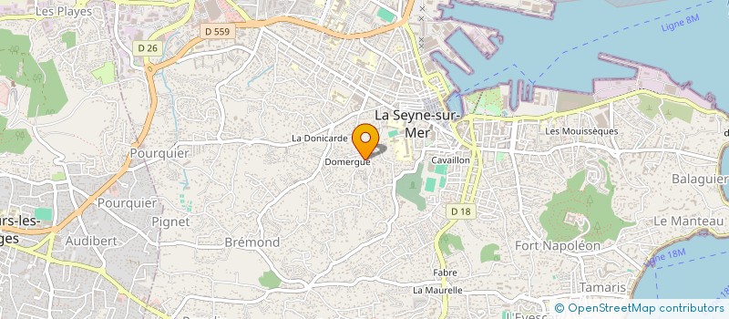 localisation de l'entreprise E M BATIMENT à LA SEYNE-SUR-MER