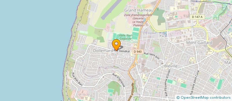 localisation de l'entreprise E.M BATIMENT à LE HAVRE