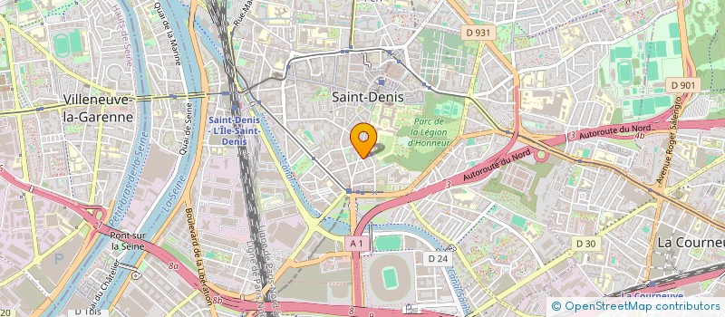 localisation de l'entreprise E.M BATIMENT à SAINT-DENIS