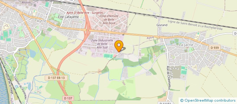 localisation de l'entreprise E M C  AYTRE