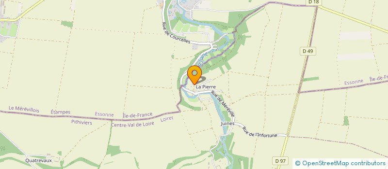 localisation de l'entreprise E.M.C.  AUTRUY-SUR-JUINE
