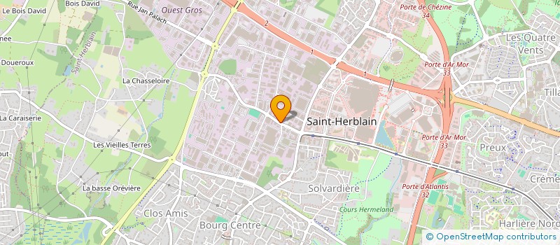 localisation de l'entreprise E.M.C à SAINT-HERBLAIN