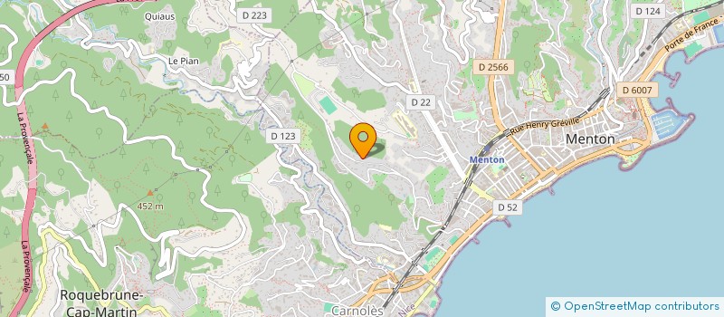 localisation de l'entreprise E.M.C. ETANCHEITE MACONNERIE CARRELAGE  MENTON