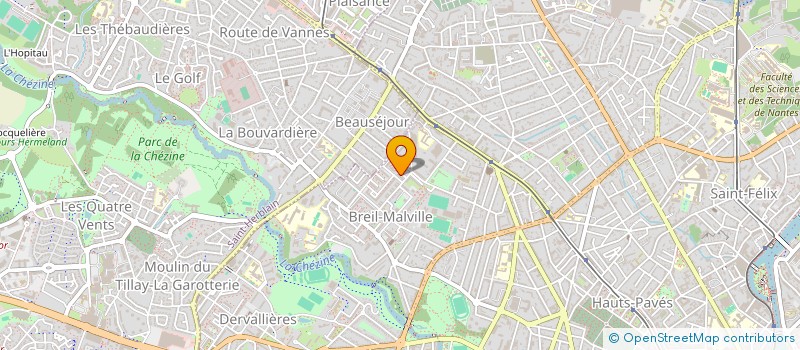 localisation de l'entreprise E.M.C.O à NANTES