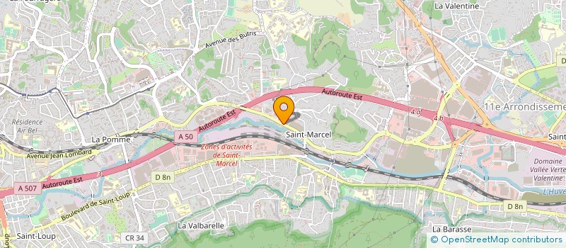 localisation de l'entreprise E M C O IMPRIMERIE à MARSEILLE