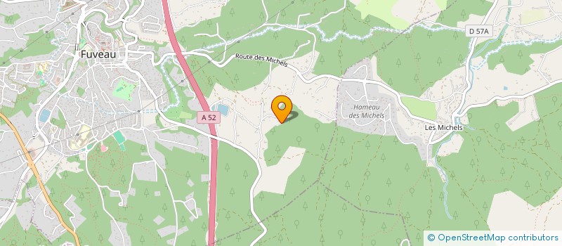 localisation de l'entreprise E.M.C.P. (ENTREPRISE MACONNERIE CARRELAGE PISCINE)  FUVEAU