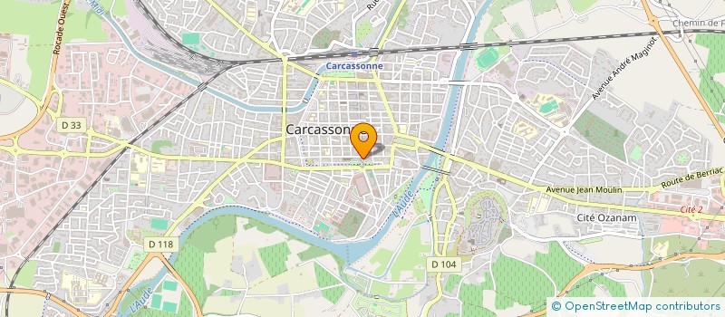 localisation de l'entreprise E.M.C.V. à CARCASSONNE