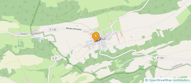 localisation de l'entreprise E.M.D.  LANDRESSE