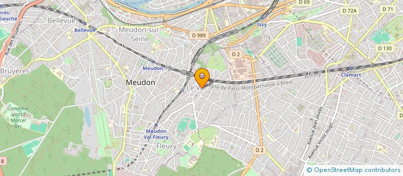 localisation de l'entreprise E.M.D  MEUDON