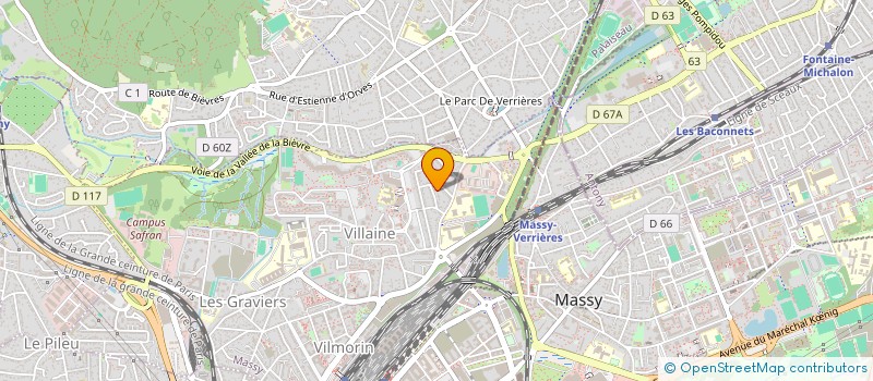 localisation de l'entreprise E M D CONCEPT à MASSY