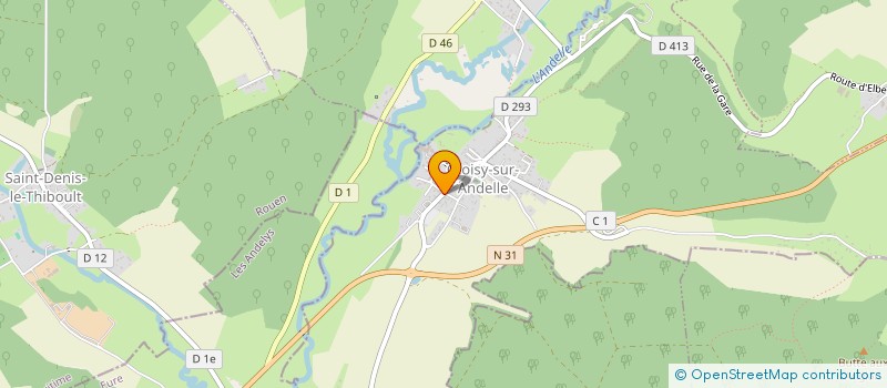 localisation de l'entreprise E.M.E  CROISY-SUR-ANDELLE